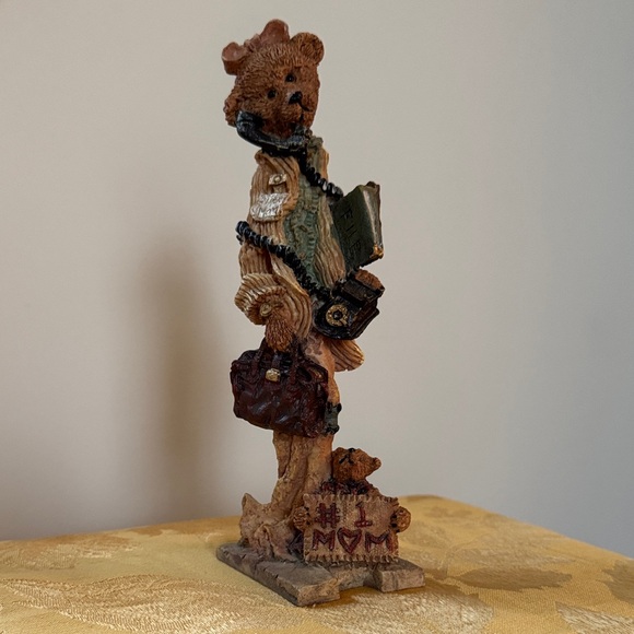 1995 Christhomas Corp “#1 Mom” Bear Figurine - Picture 6 of 7